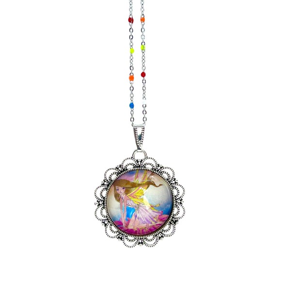 Fairy Fancy Rainbow Chain Necklace - Picture 4 of 9